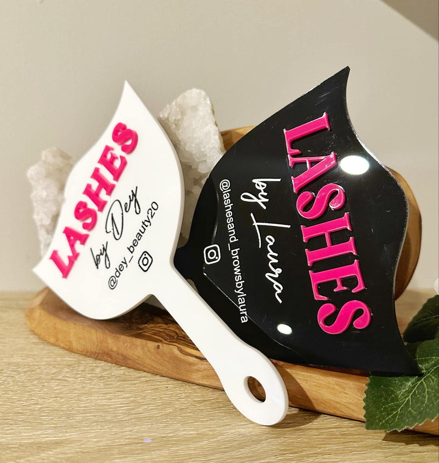 Personalized Lash Mirror Paddle