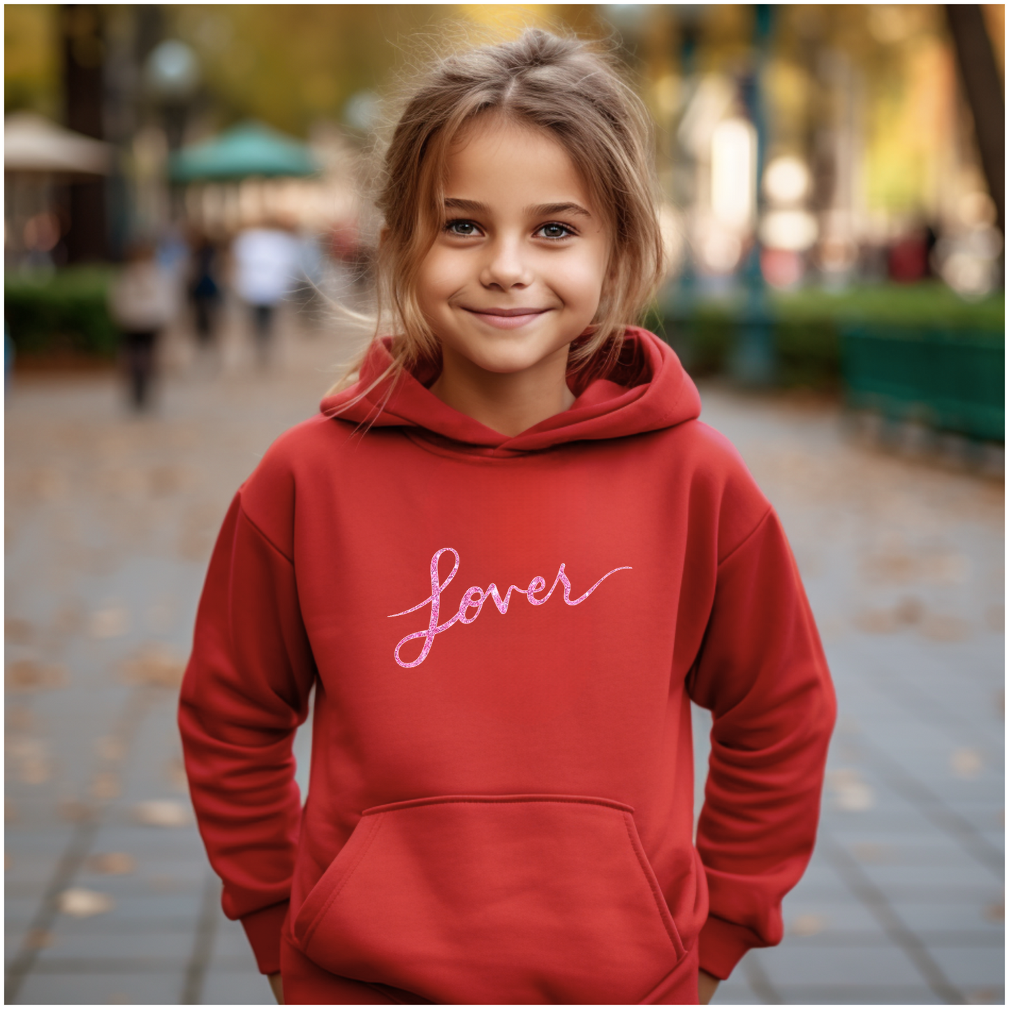 Kids Taylor Swift Lover Valentine's Crew Neck Sweatshirt - Valentine's Day Apparel