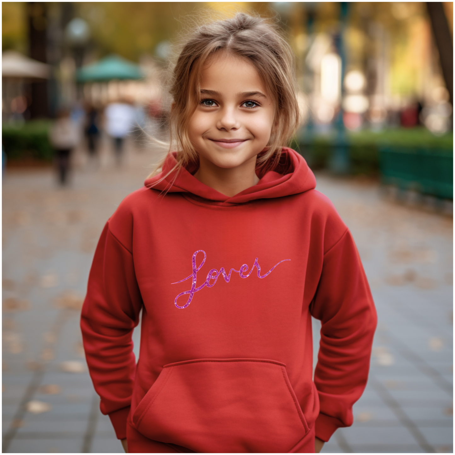 Kids Taylor Swift Lover Valentine's Crew Neck Sweatshirt - Valentine's Day Apparel