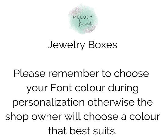 Personalized Jewelry Box