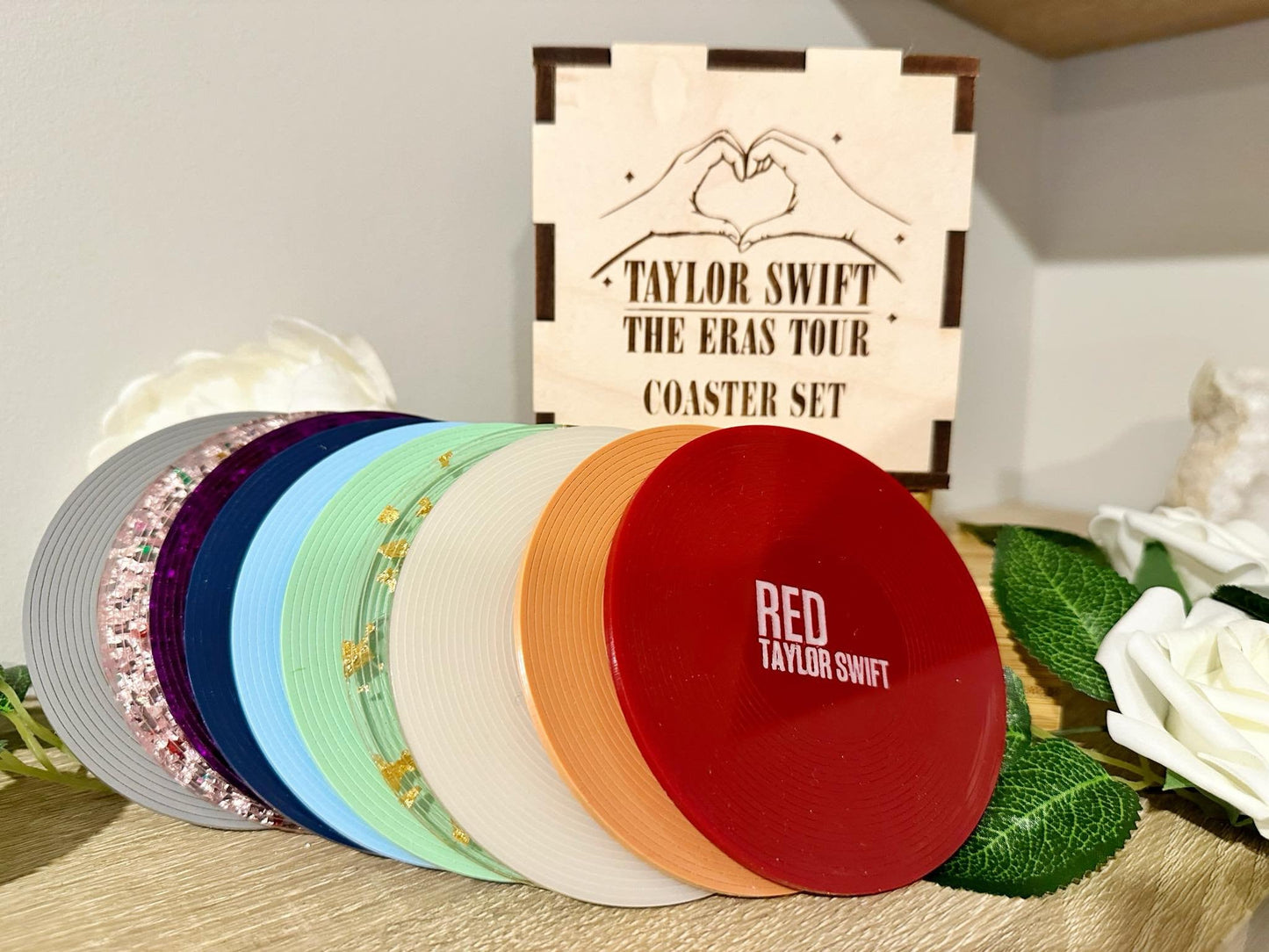 Taylor Swift Coasters Set of 5 with Box