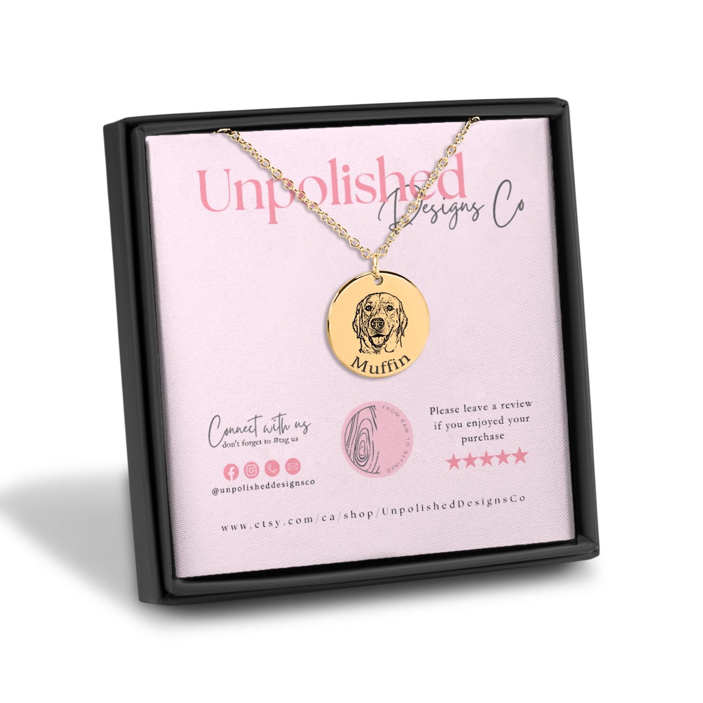 Pet Photo Necklace - Personalized
