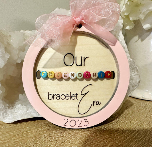 In our Friendship Bracelet Era - Best Friend Ornament
