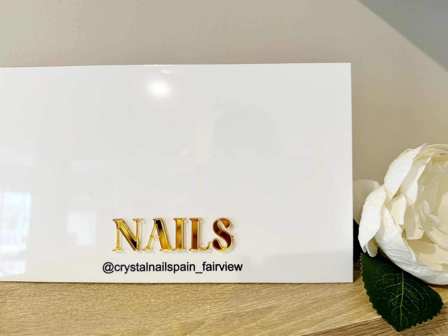 Acrylic Nailfie Base Plate - Personalized