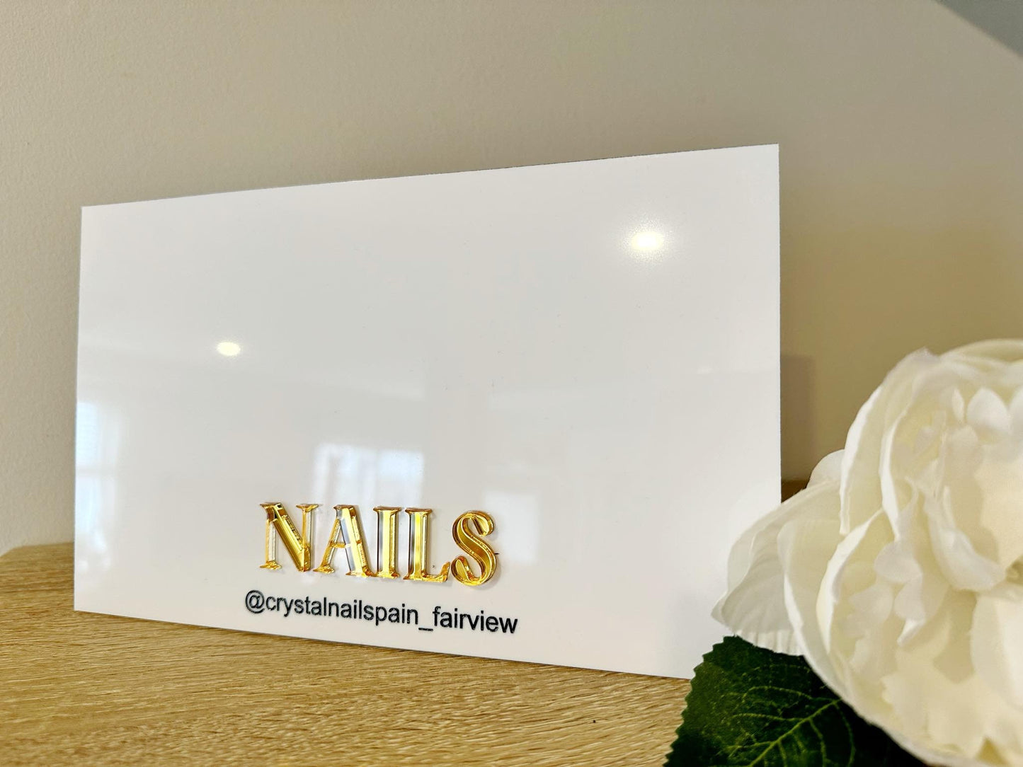 Acrylic Nailfie Base Plate - Personalized