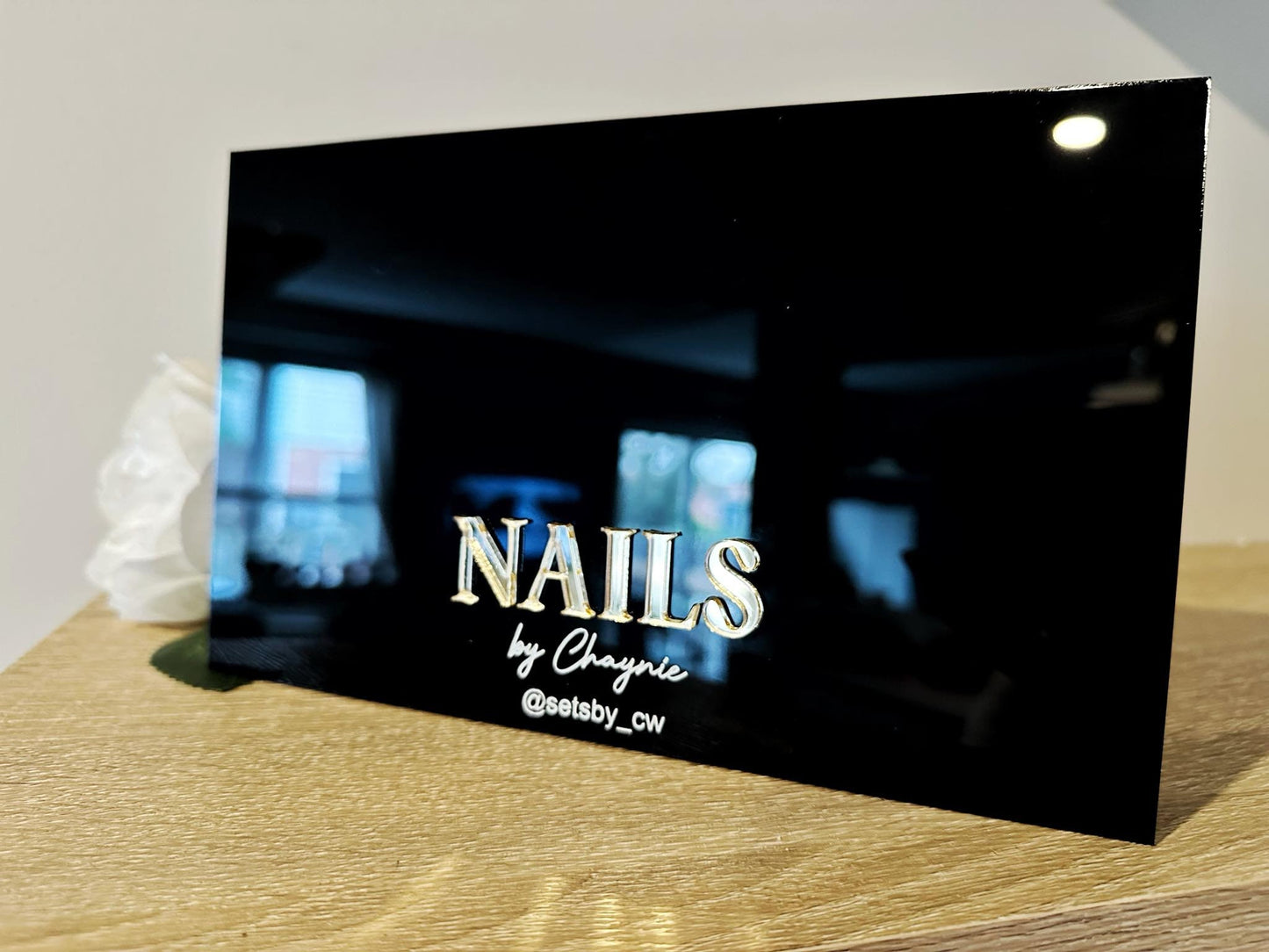 Acrylic Nailfie Base Plate - Personalized