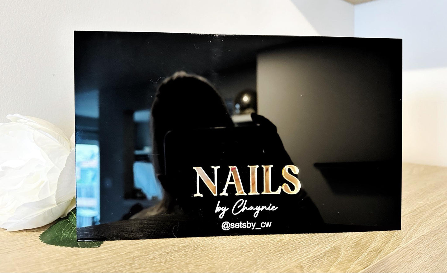 Acrylic Nailfie Base Plate - Personalized